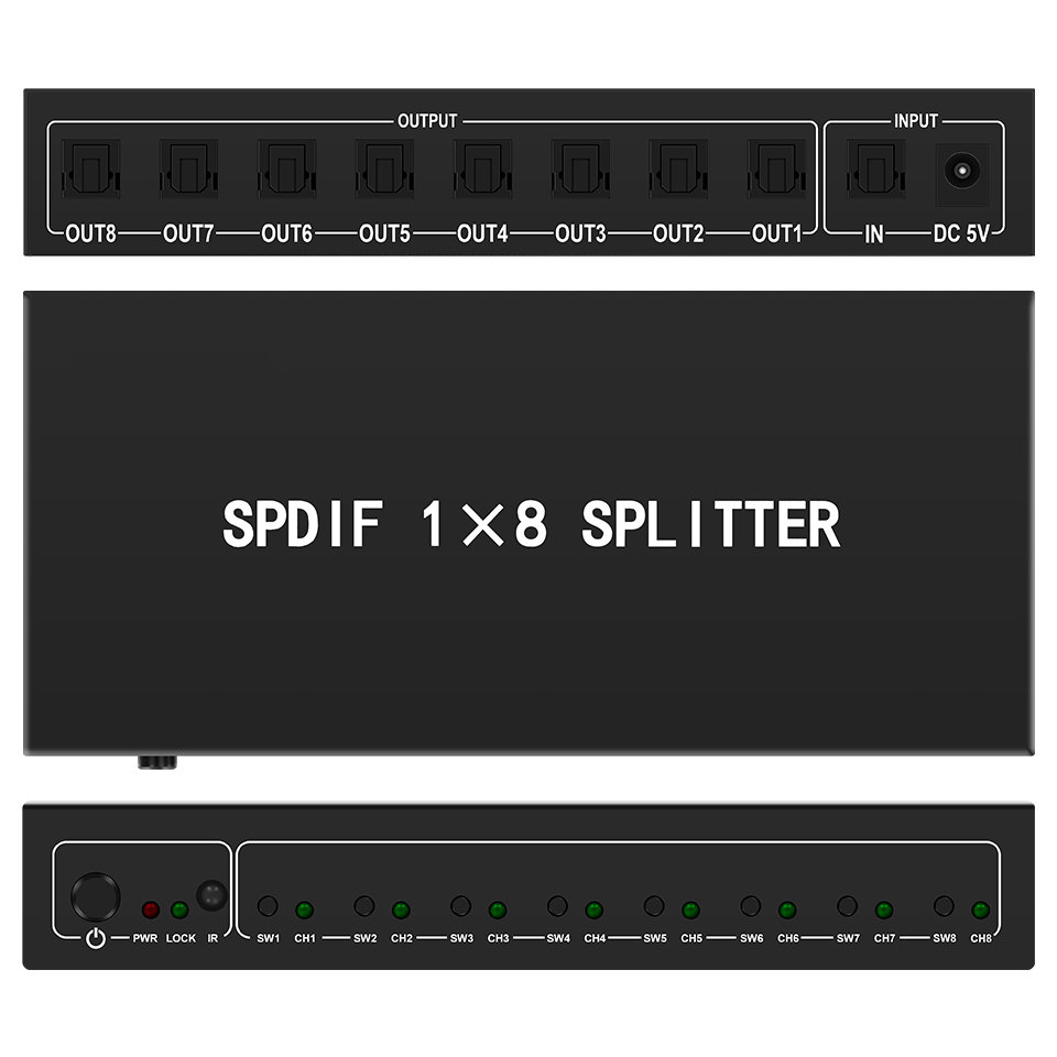 Home Cinema Tv - Optik ses dağıtıcı kablosu, 1 in