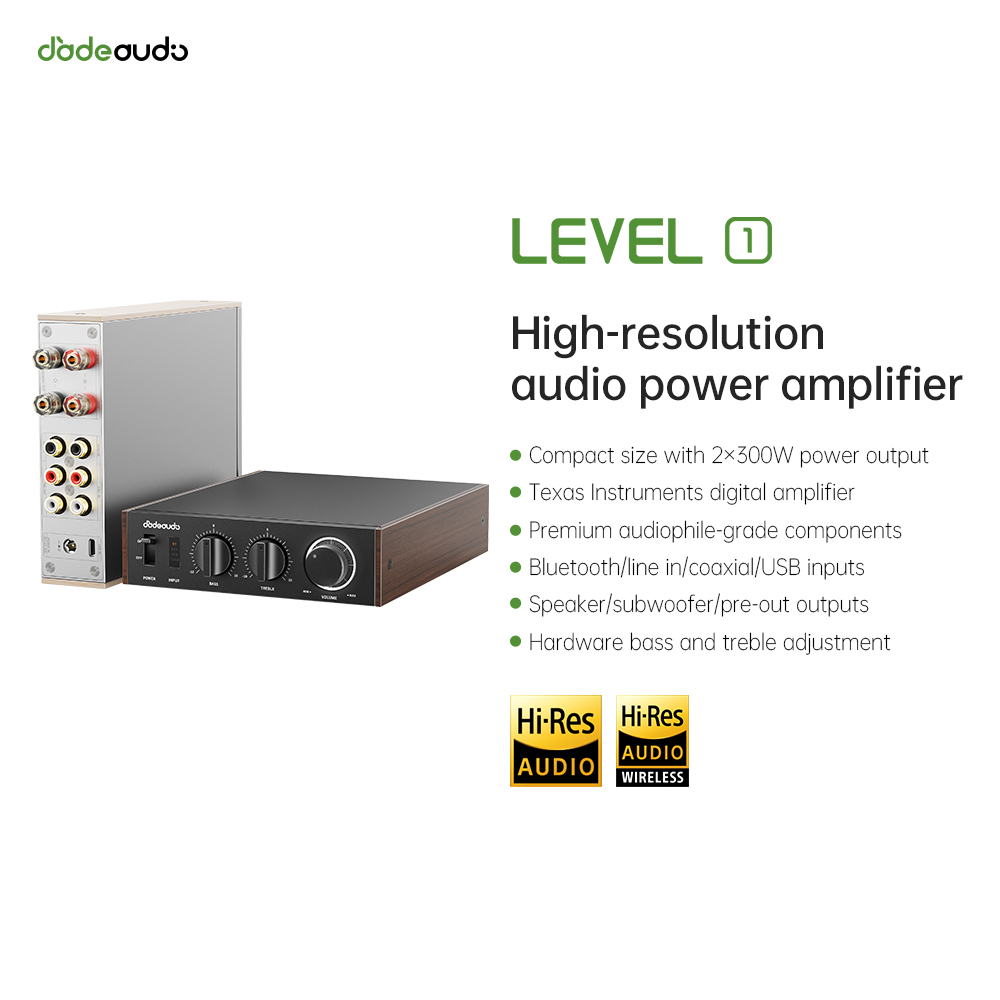 Audio Home Cinema - JadeAudio Seviye 1 Masaüstü HiFi Bluetooth